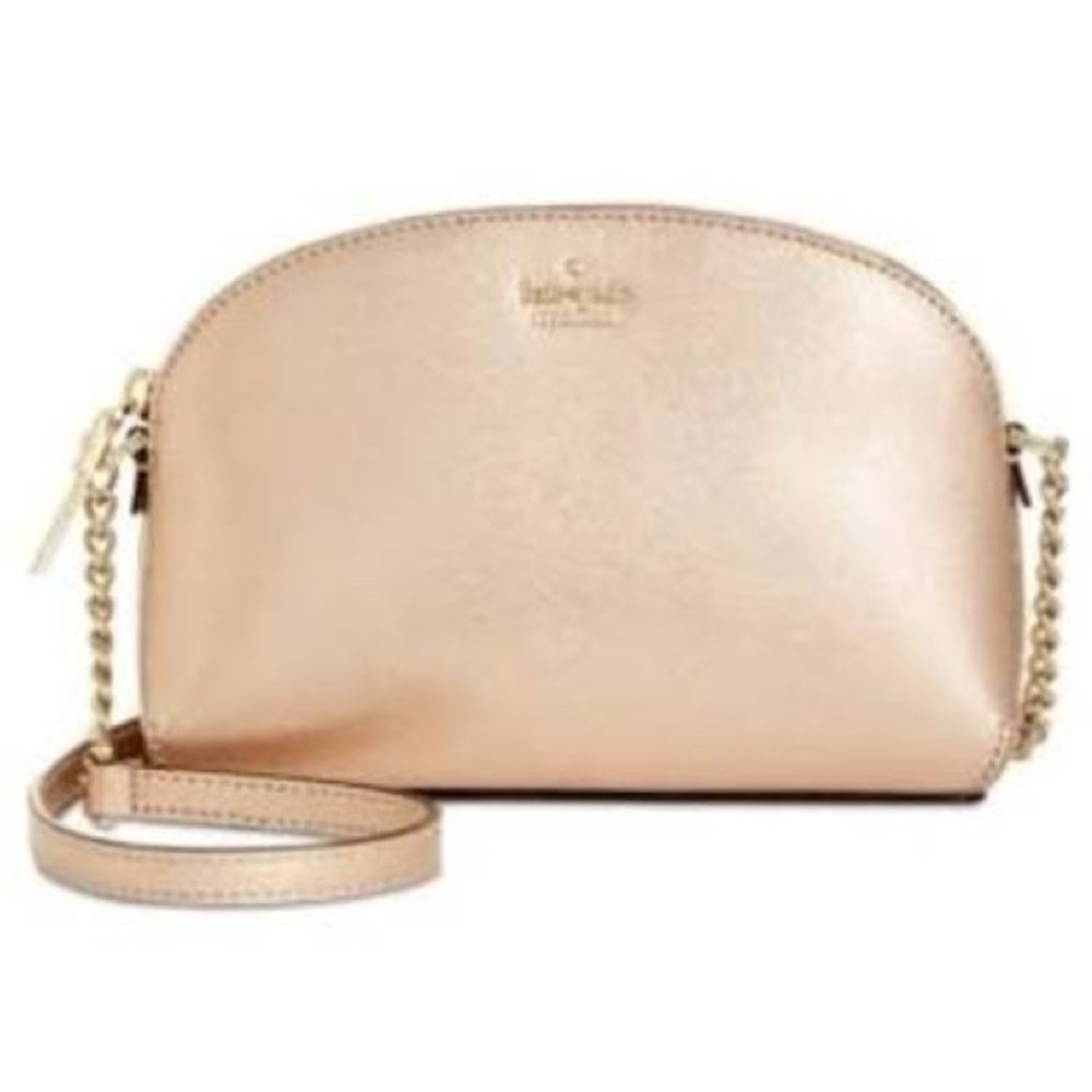 Kate spade Women's Rose Gold Leather Crossbody Bag